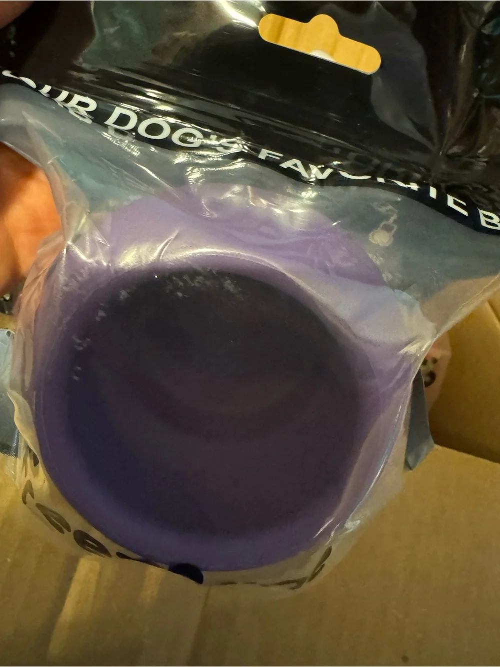 Freezbone L freezball NEW Dog Freezer chew toy sealed purple up to 80 pounds!
